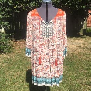 Flying Tomato 3/4 sleeve dress